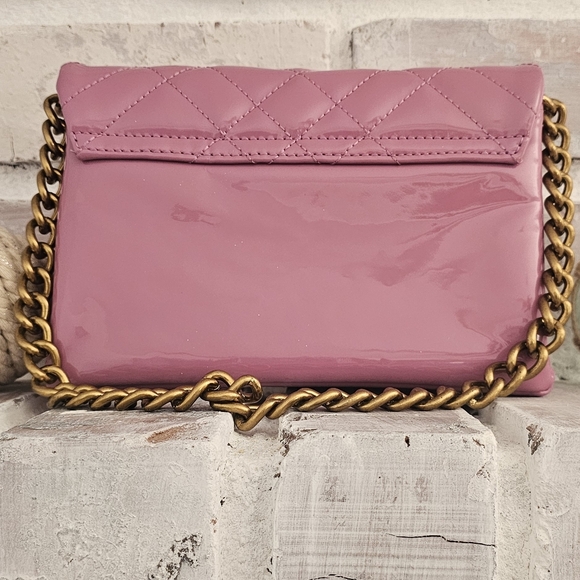 Kurt Geiger Pink Quilted Crossbody Bag LIKE NEW - Picture 6 of 10